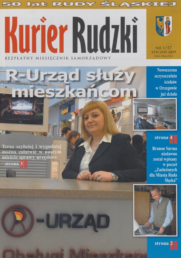 zdjęcie okładki Kurier Rudzki : bezpłatny miesięcznik samorządowy (2009)