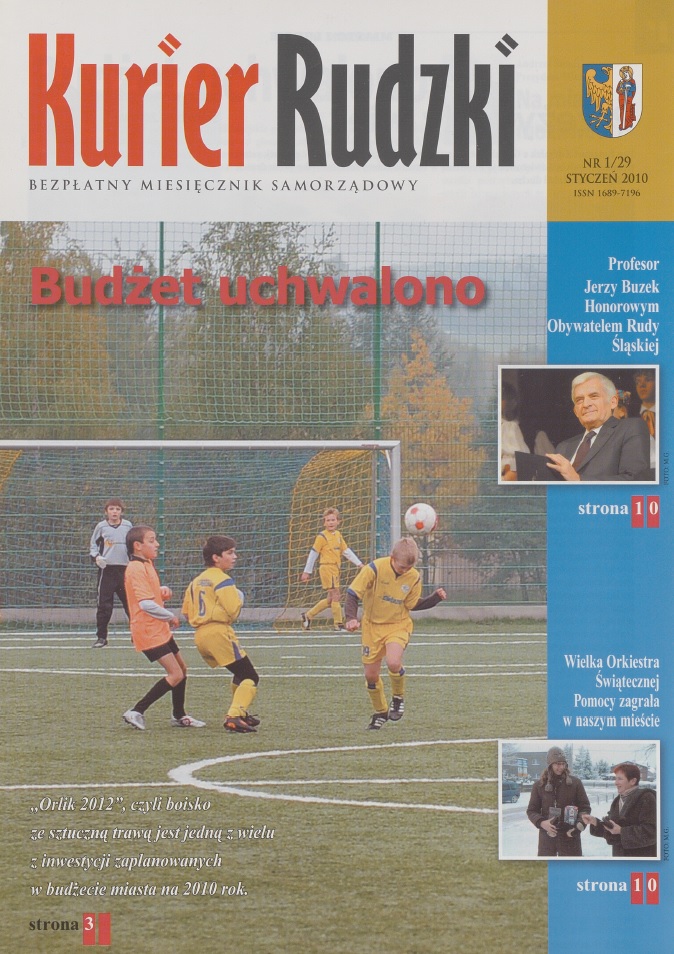 zdjęcie okładki Kurier Rudzki : bezpłatny miesięcznik samorządowy (2010)