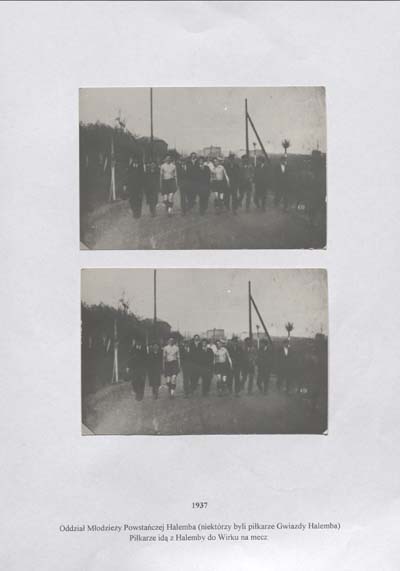 zdjęcie okładki Oddział Młodzieży Powstańczej Halemba, niektórzy byli piłkarze Gwiazdy Halemba