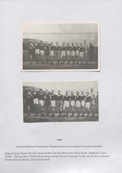 zdjęcie okładki Oddział Młodzieży Powstańczej Halemba (niektórzy byli piłkarze Gwiazdy).