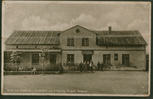 zdjęcie okładki Grub aus Halemba - Gaststätte zur Erholung, Rudolf Golasch [pocztówka]
