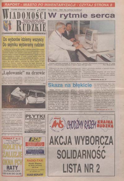 zdjęcie okładki Wiadomości Rudzkie : tygodnik samorządowy : Bielszowice, Bykowina, Chebzie, Godula, Halemba, Kochłowice, Nowy Bytom [...]. 1998. Kwartał 4.