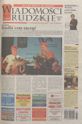 zdjęcie okładki Wiadomości Rudzkie : tygodnik samorządowy : Bielszowice, Bykowina, Chebzie, Godula, Halemba, Kochłowice, Nowy Bytom [...]. 2009. Kwartał 4.