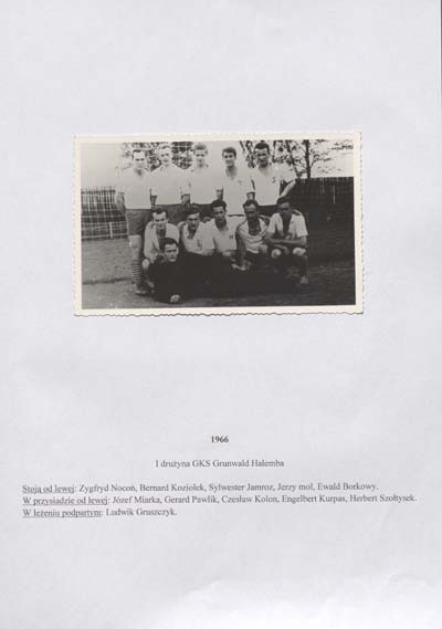zdjęcie okładki I drużyna GKS Grunwald Halemba