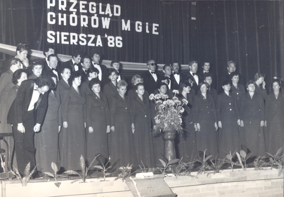 zdjęcie okładki Przegląd Chórów Mieszanych Siersza 23.10.1986 [Chór im. Adama Mickiewicza" - KWK "Rymer" - Niedobczyce]