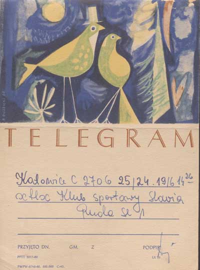 zdjęcie okładki Telegram HKS Siemianowiczanka z gratulacjami dla KS Slavia