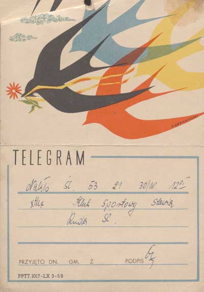 zdjęcie okładki Telegram LKS Orzeł Nakło Śląskie z gratulacjami dla KS Slavia