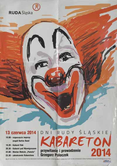 zdjęcie okładki Dni Rudy Śląskiej : Kabareton 2014 [plakat]