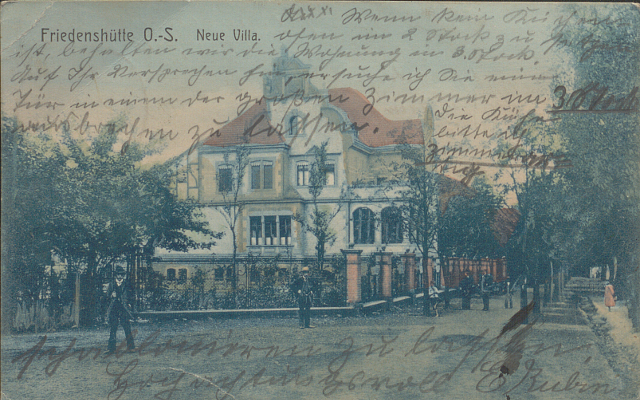 zdjęcie okładki Friedenshütte 0.-S. Neue Villa [pocztówka]