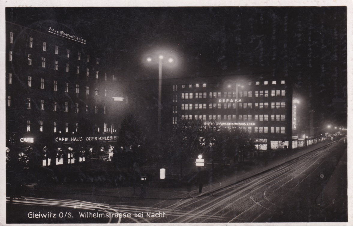 zdjęcie okładki Gliwice - Wilhelmstrasse nocą