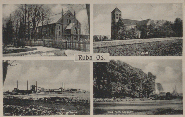 zdjęcie okładki Ruda OS. St. Maria. St. Josef. Wolfgang Grube. Weg nach Orzegow [pocztówka]